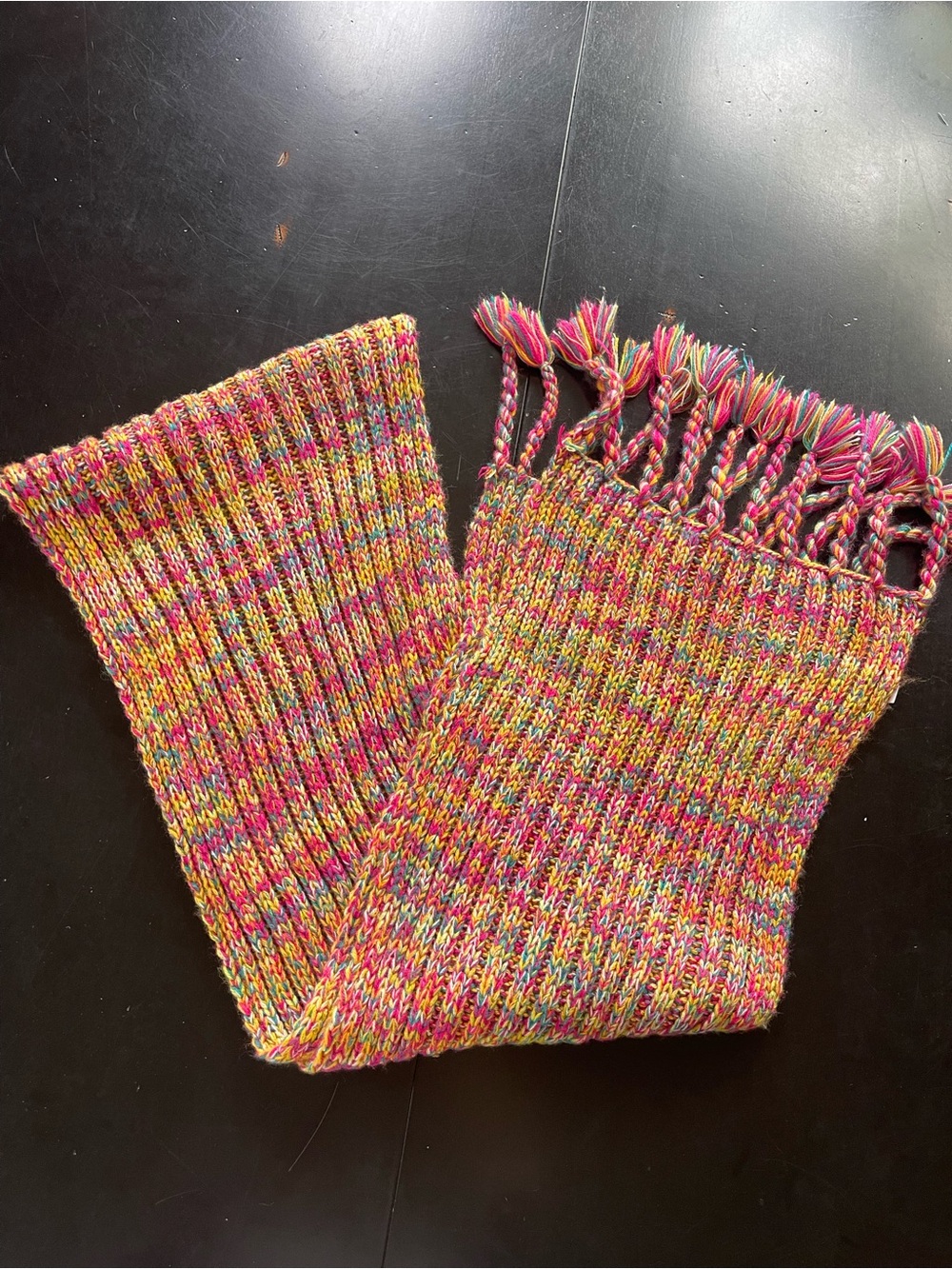 Target Rainbow Knit Scarf